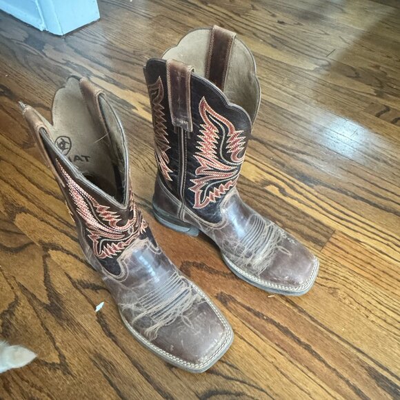 Men's Ariat Brush Creek Mesa Tan with Thunder Brown Tops - 10053579 - Picture 7 of 7